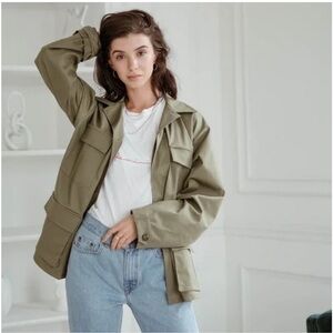Uncle Studios Military Style Cargo Jacket